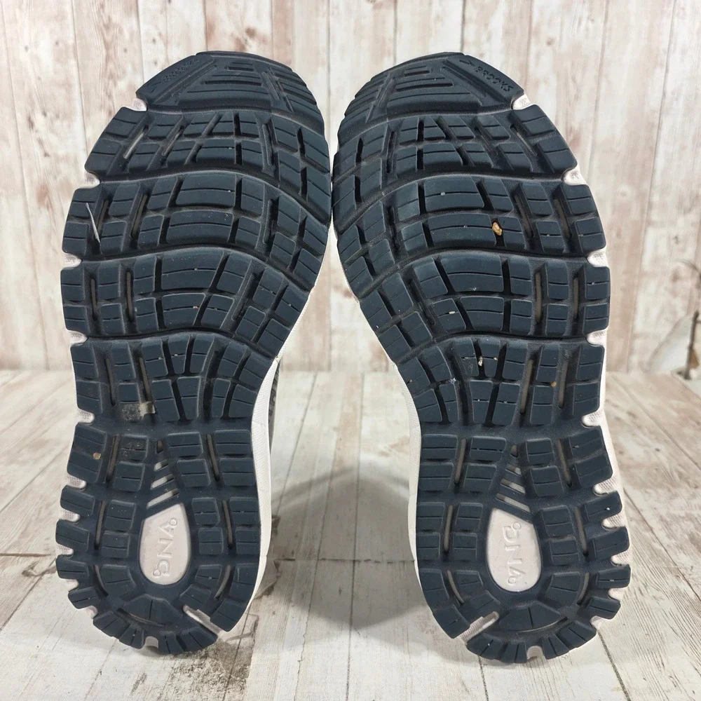 Brooks Addiction GTS 15 Womens Grey Navy Running Shoes 1203521B099 Size 8.5 B